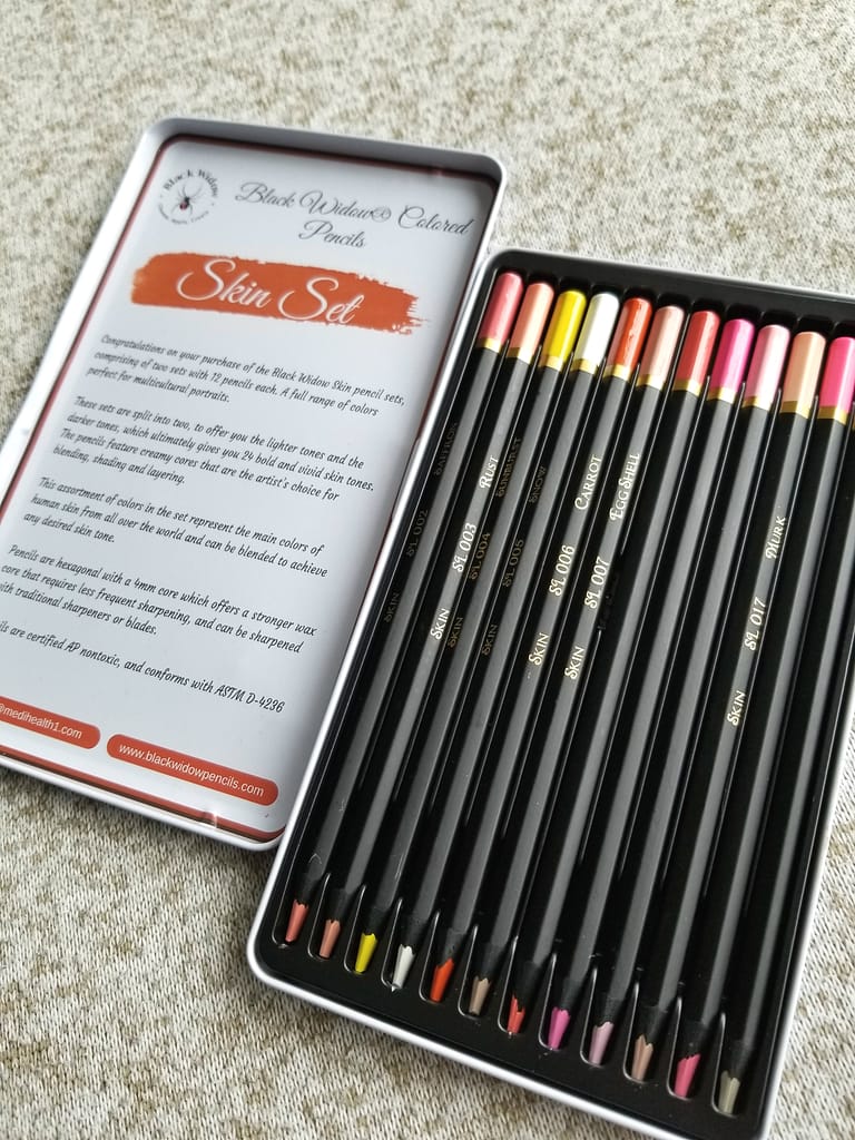 Review: Black Widow Wax Colored Skin Pencil Set